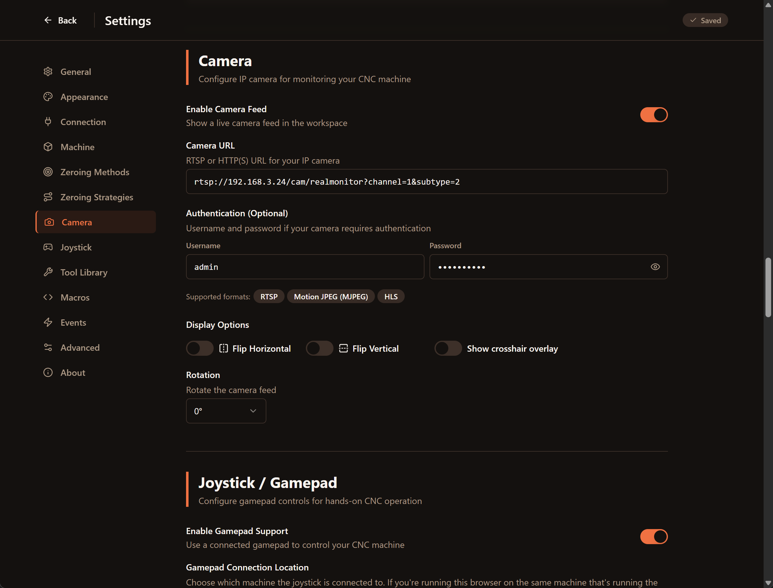 Monitor your machine remotely with built-in web camera support